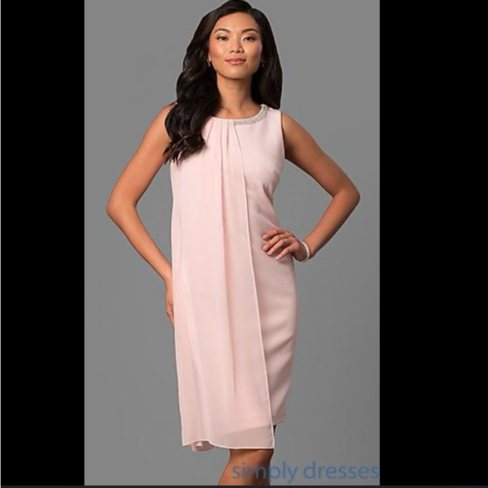 298.  NWT- Light pink SLNY Cocktail Dress